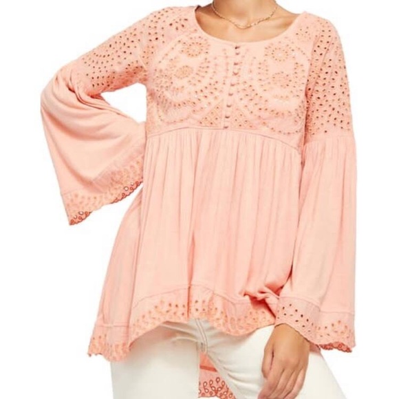 Free People, Sea of Love Blouse, Size M - Picture 6 of 10